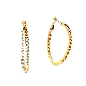 Oval Hoop Earrings